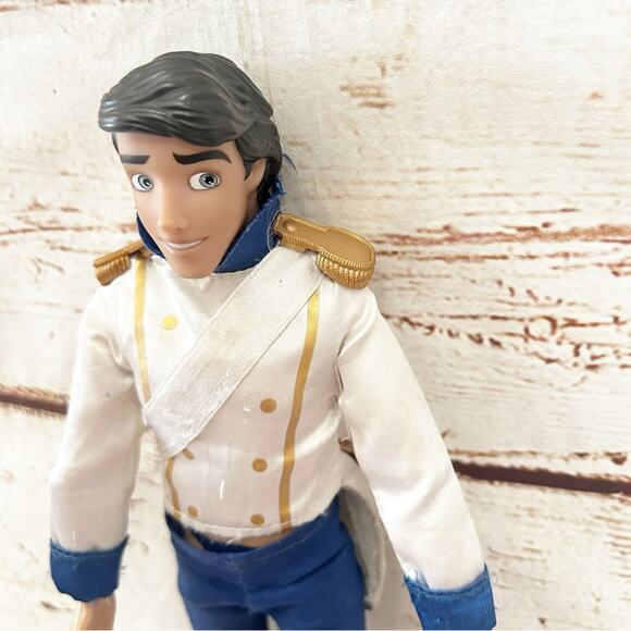 DISNEY The Little Mermaid Vintage 1990s Classic Prince Eric Doll 12” - Picture 3 of 10